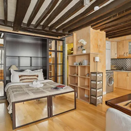 Bnbnova - Pompidou & Le Marais Apartman