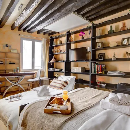 Bnbnova - Pompidou & Le Marais Apartman Párizs